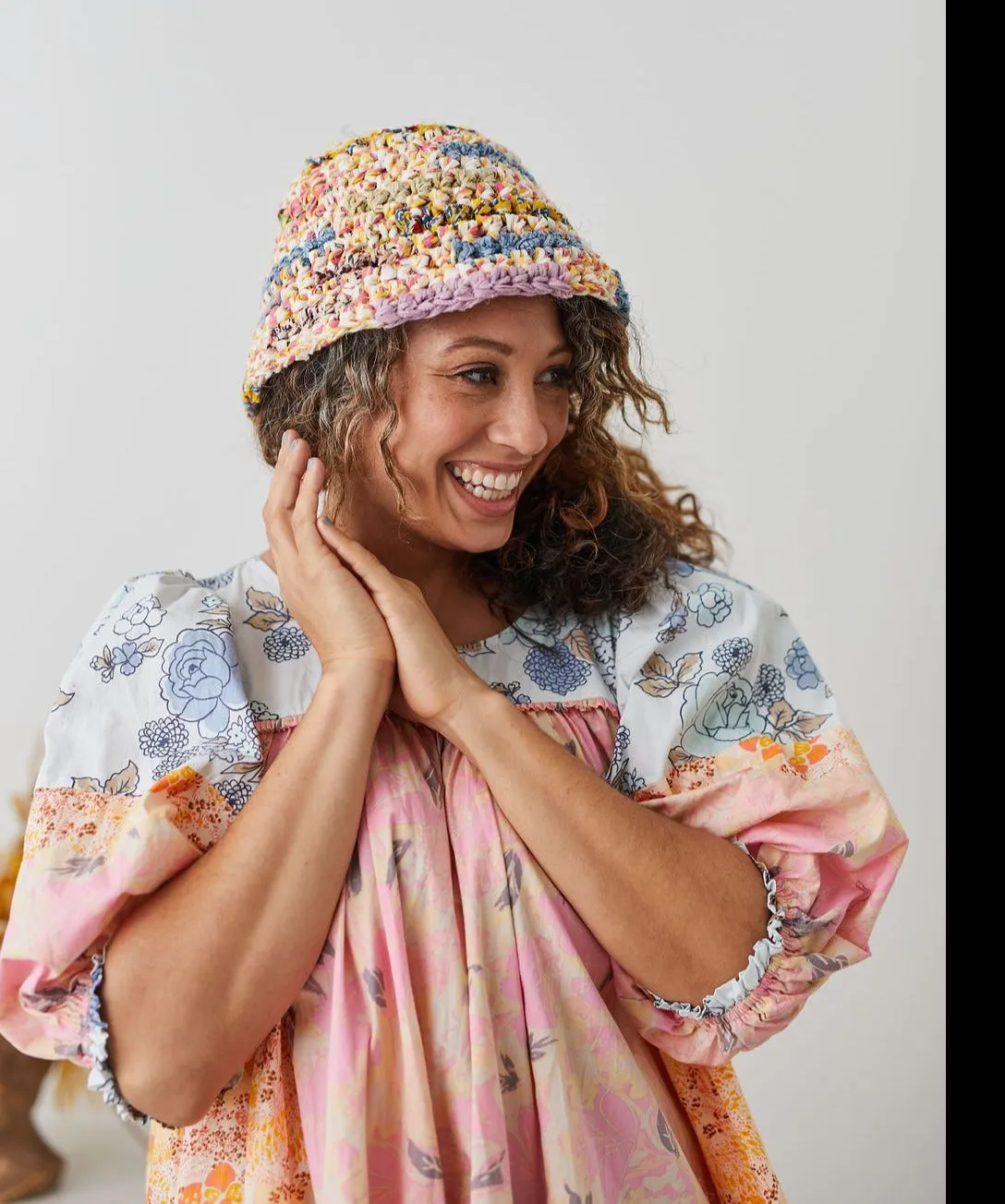 Wildflower Bouquet Bucket Hat Pattern