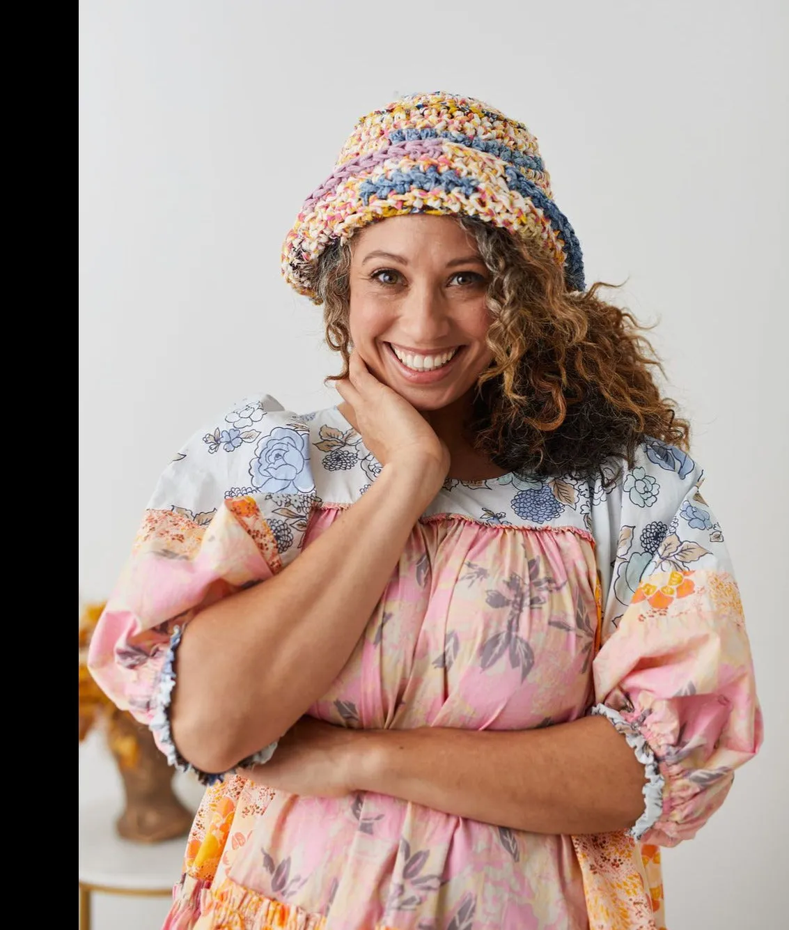 Wildflower Bouquet Bucket Hat Pattern