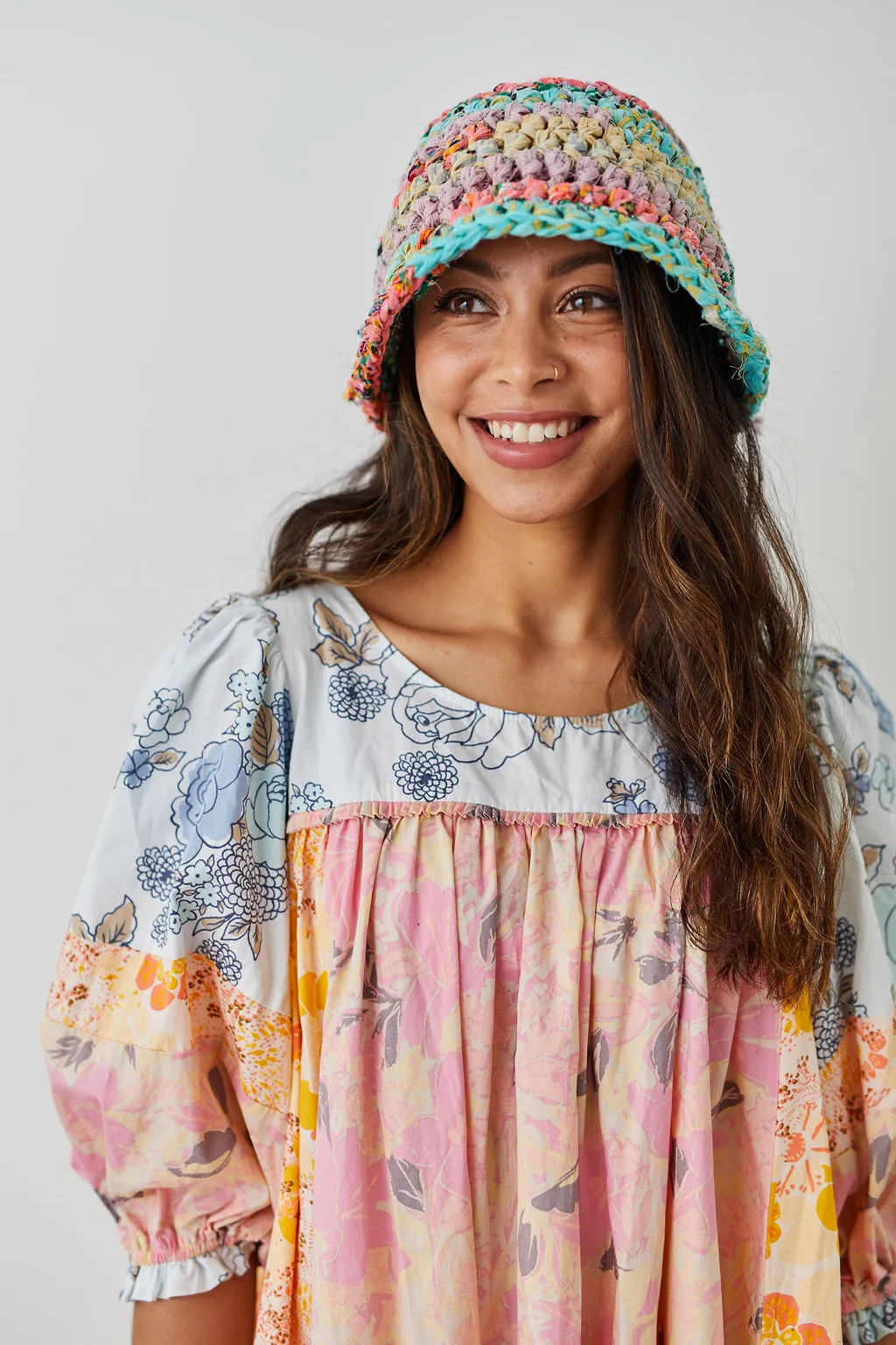 Wildflower Bouquet Bucket Hat Pattern