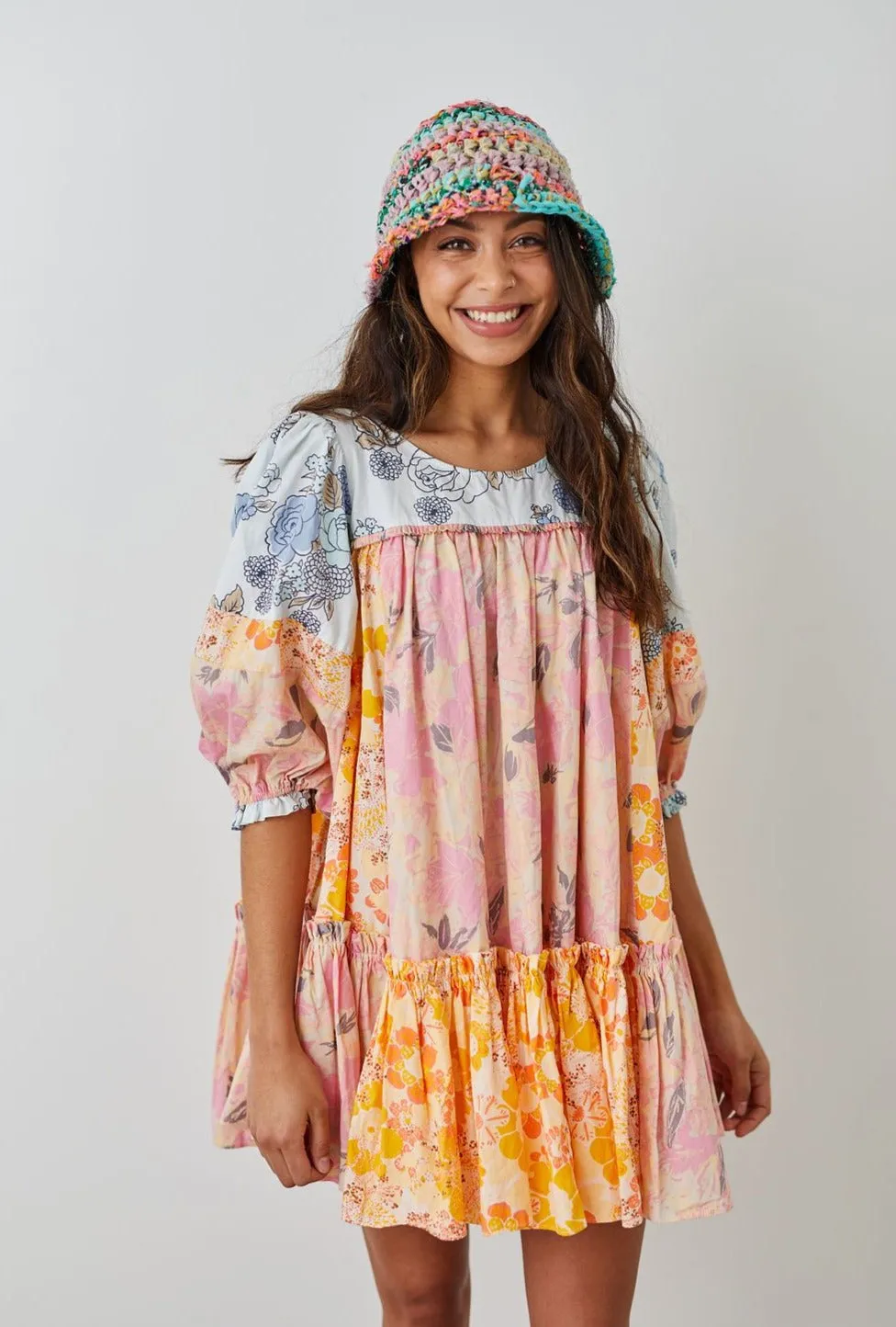 Wildflower Bouquet Bucket Hat Pattern