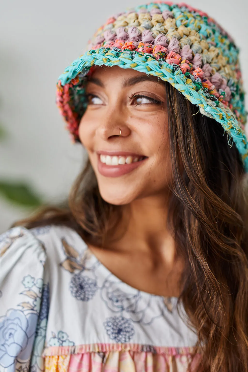 Wildflower Bouquet Bucket Hat Pattern