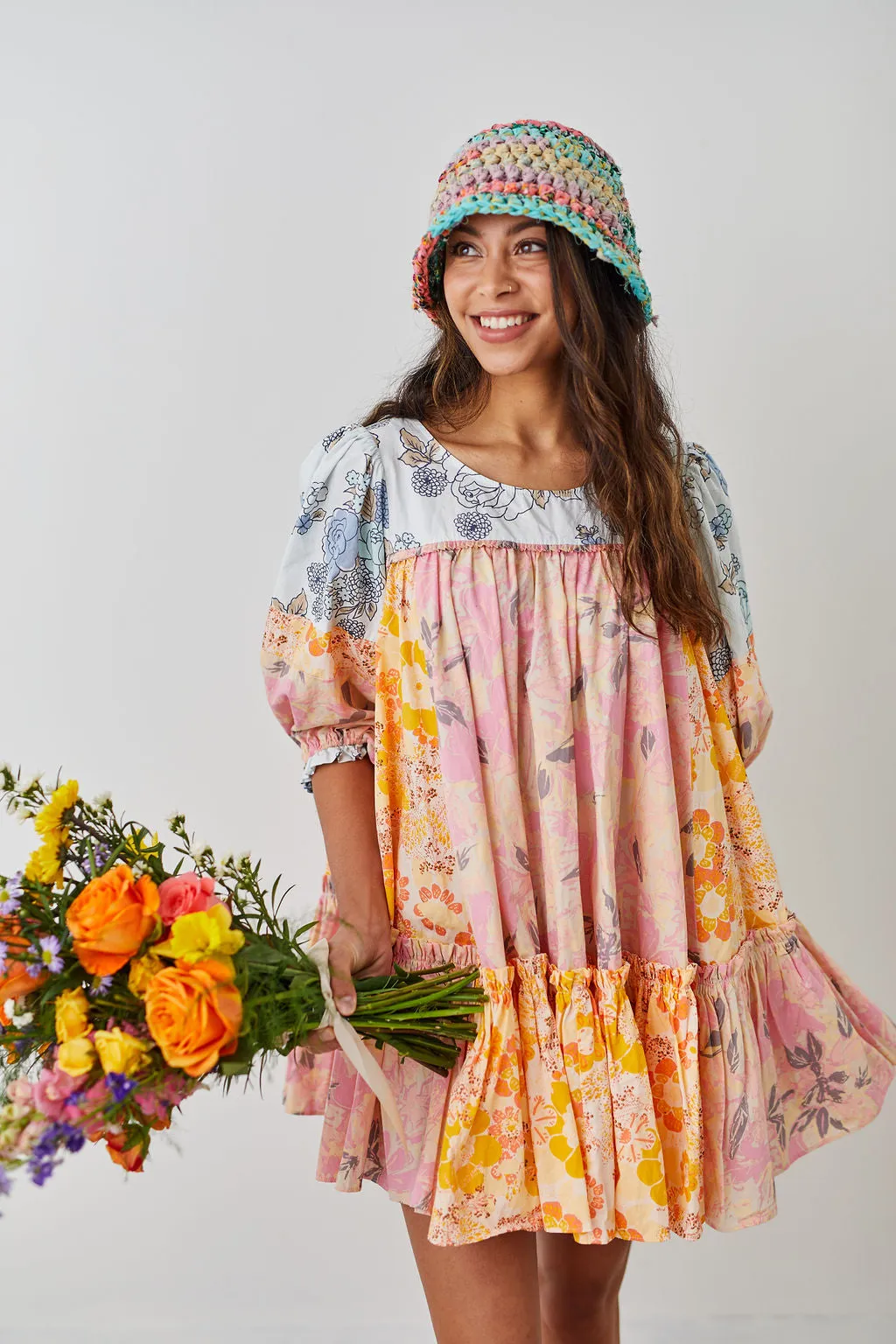 Wildflower Bouquet Bucket Hat Pattern