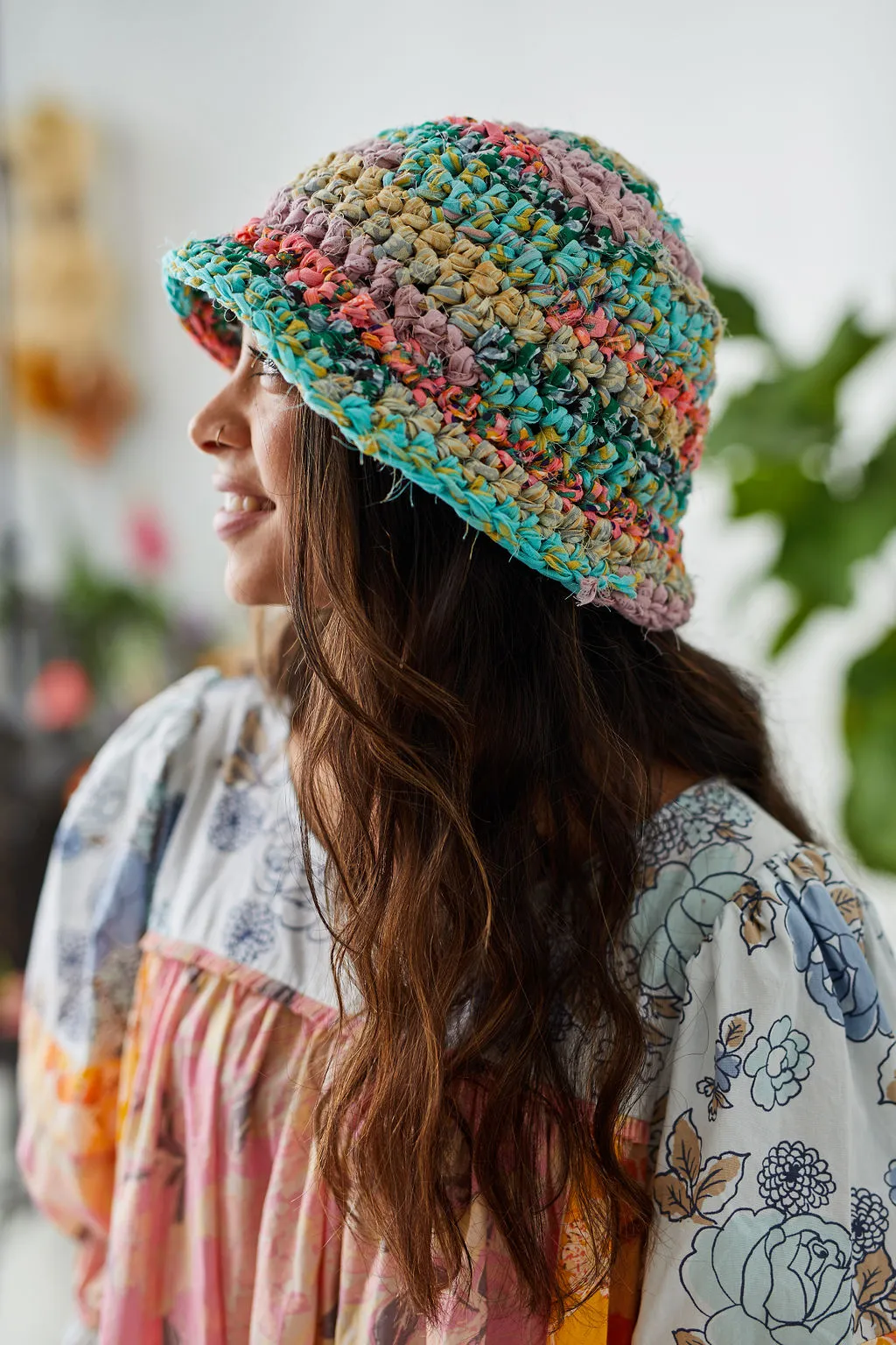 Wildflower Bouquet Bucket Hat Pattern