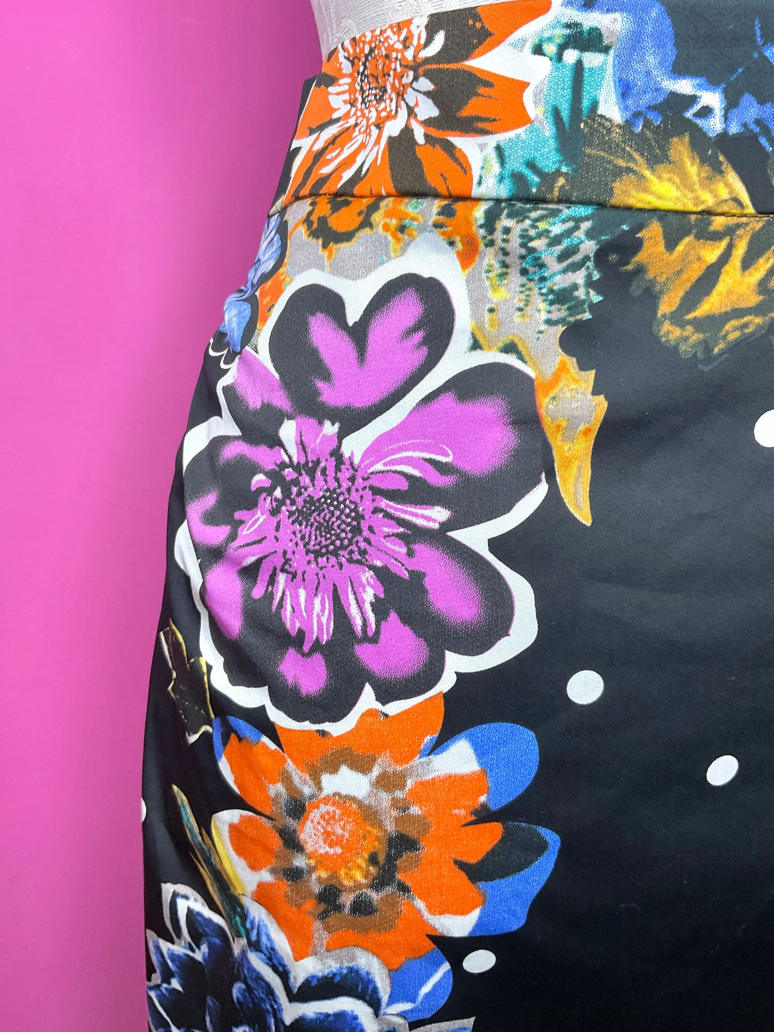 YOANA BARASCHI FLORAL PENCIL SKIRT - 8