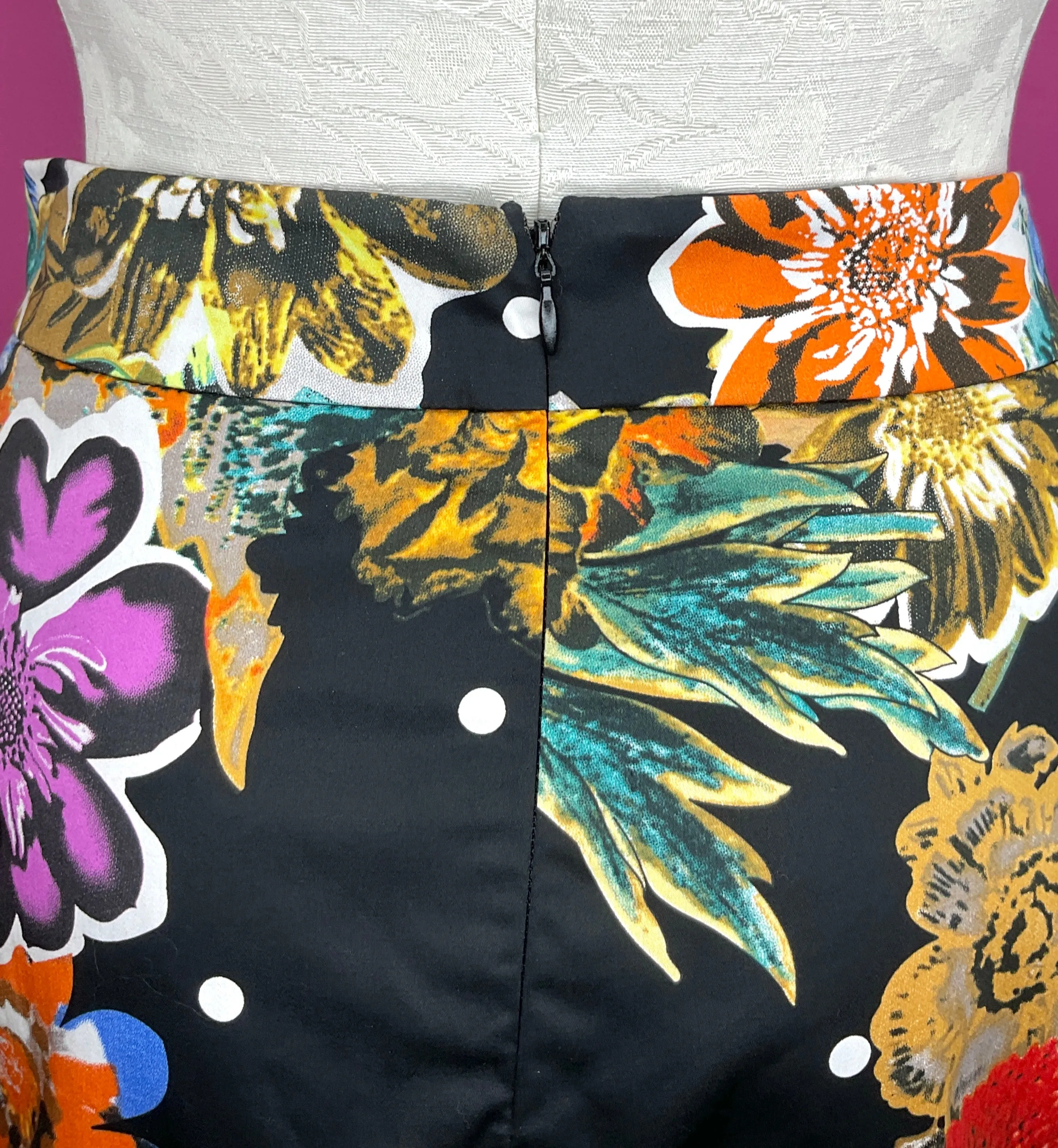 YOANA BARASCHI FLORAL PENCIL SKIRT - 8